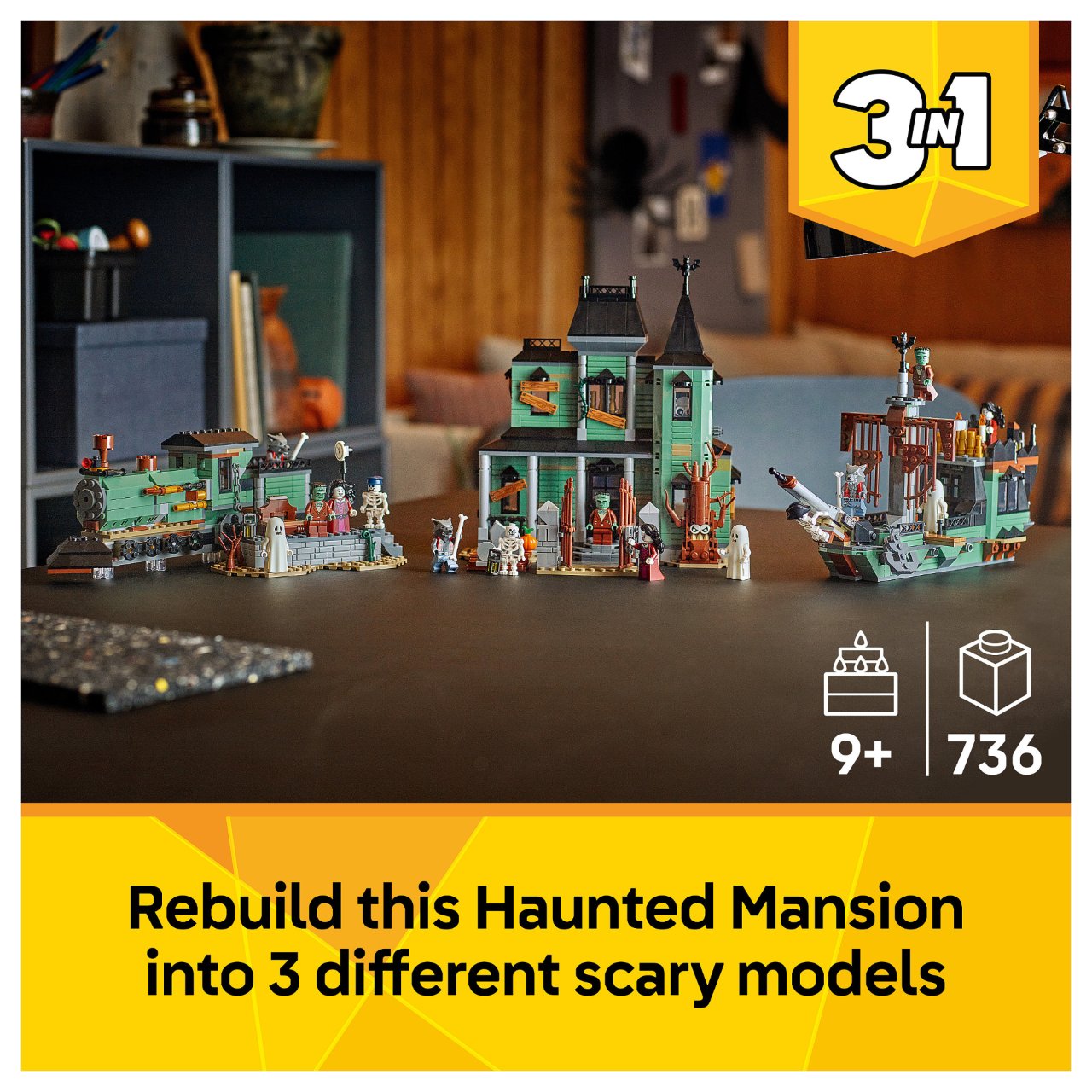LEGO 31167 Creator 3-in-1 Geisterhaus