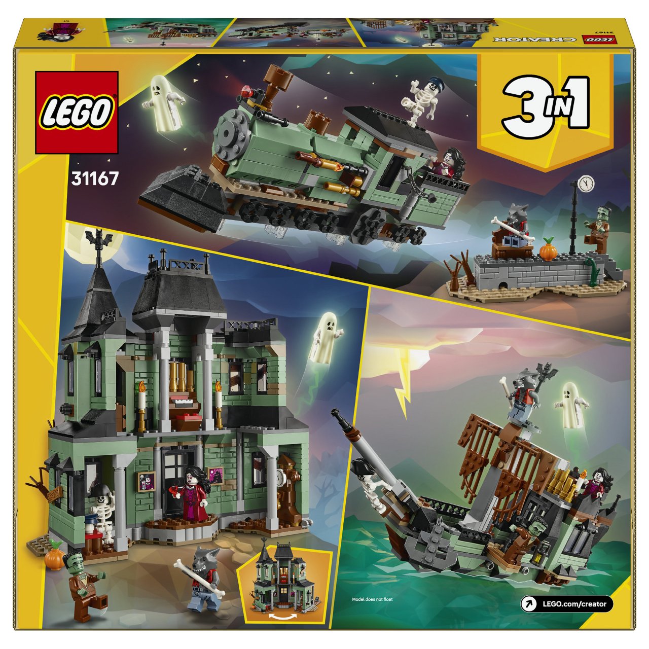 LEGO 31167 Creator 3-in-1 Geisterhaus