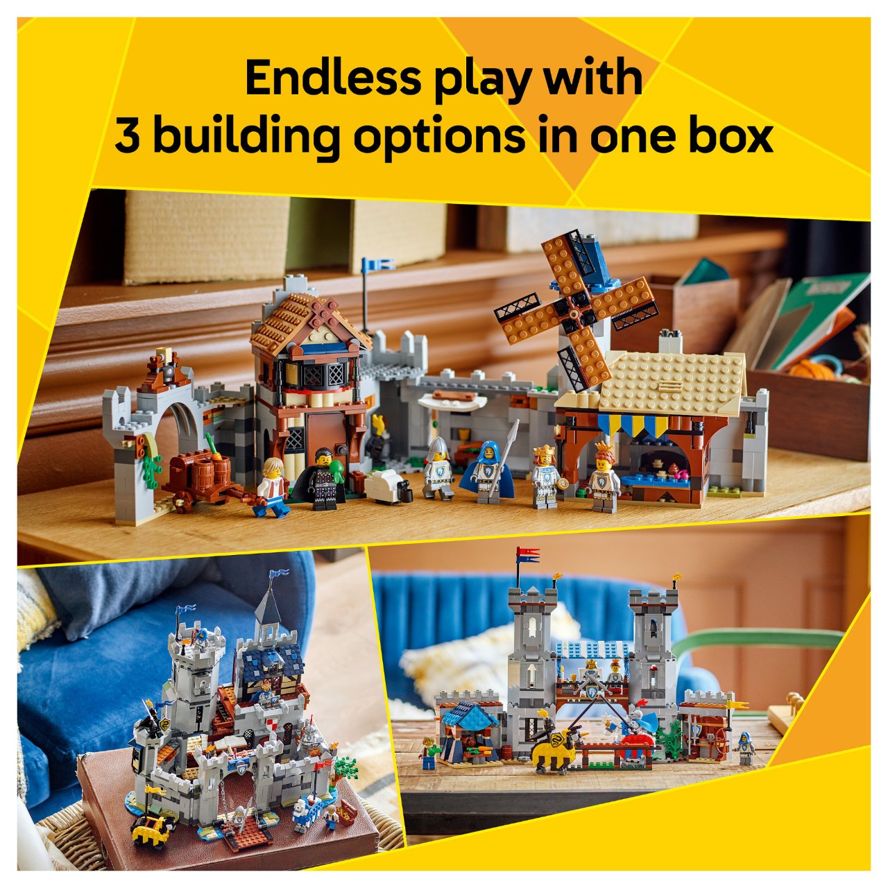 LEGO 31168 Creator 3-in-1 Ritterburg im Mittelalter
