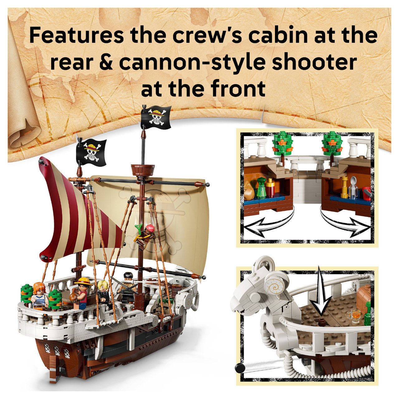 LEGO 75639 One Piece Das Piratenschiff Flying Lamb