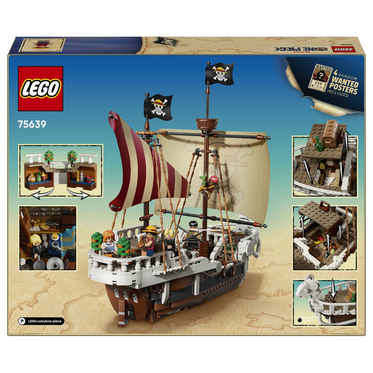 LEGO 75639 One Piece Das Piratenschiff Flying Lamb