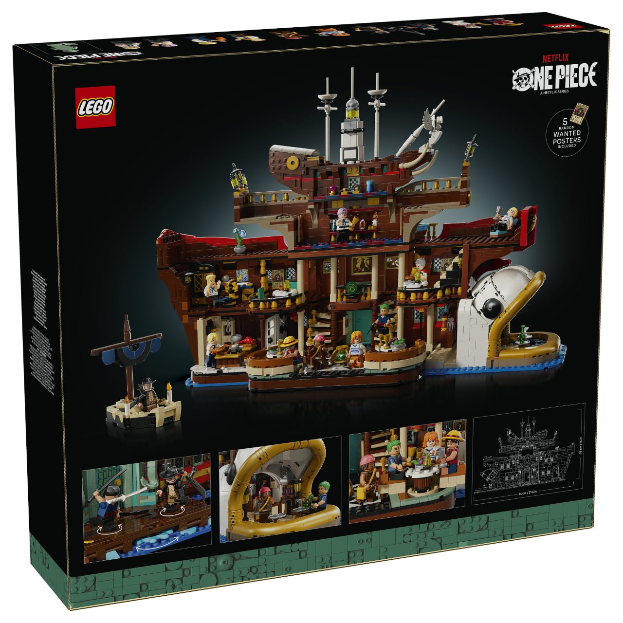 LEGO 75640 One Piece Barati, das Schwimmende Restaurant