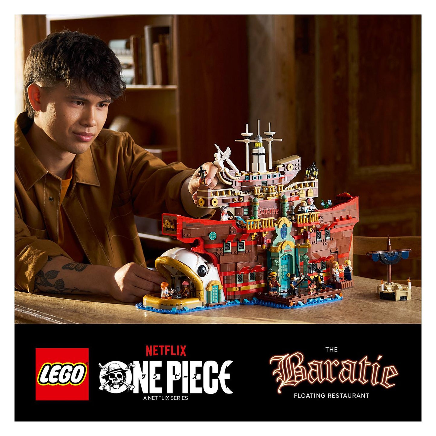LEGO 75640 One Piece Barati, das Schwimmende Restaurant
