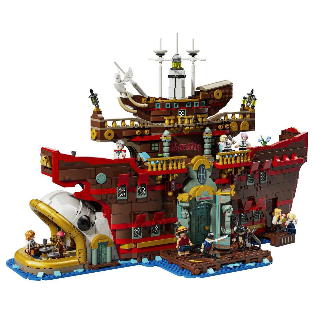LEGO 75640 One Piece Barati, das Schwimmende Restaurant