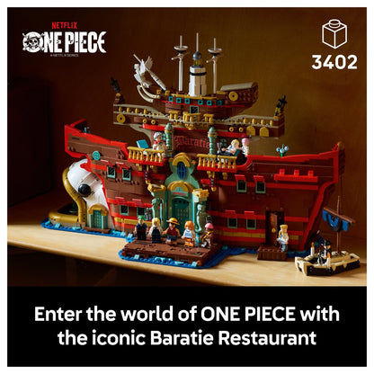 LEGO 75640 One Piece Barati, das Schwimmende Restaurant