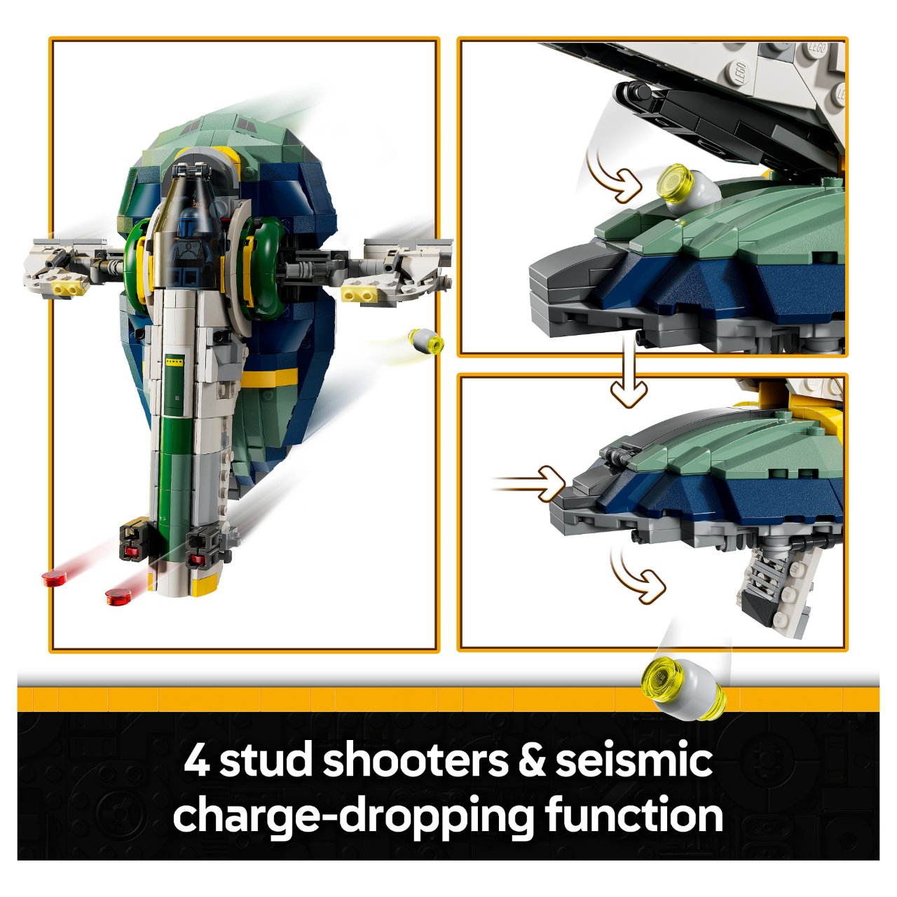 LEGO 75433 Star Wars Jango Fetts Sternenschiff
