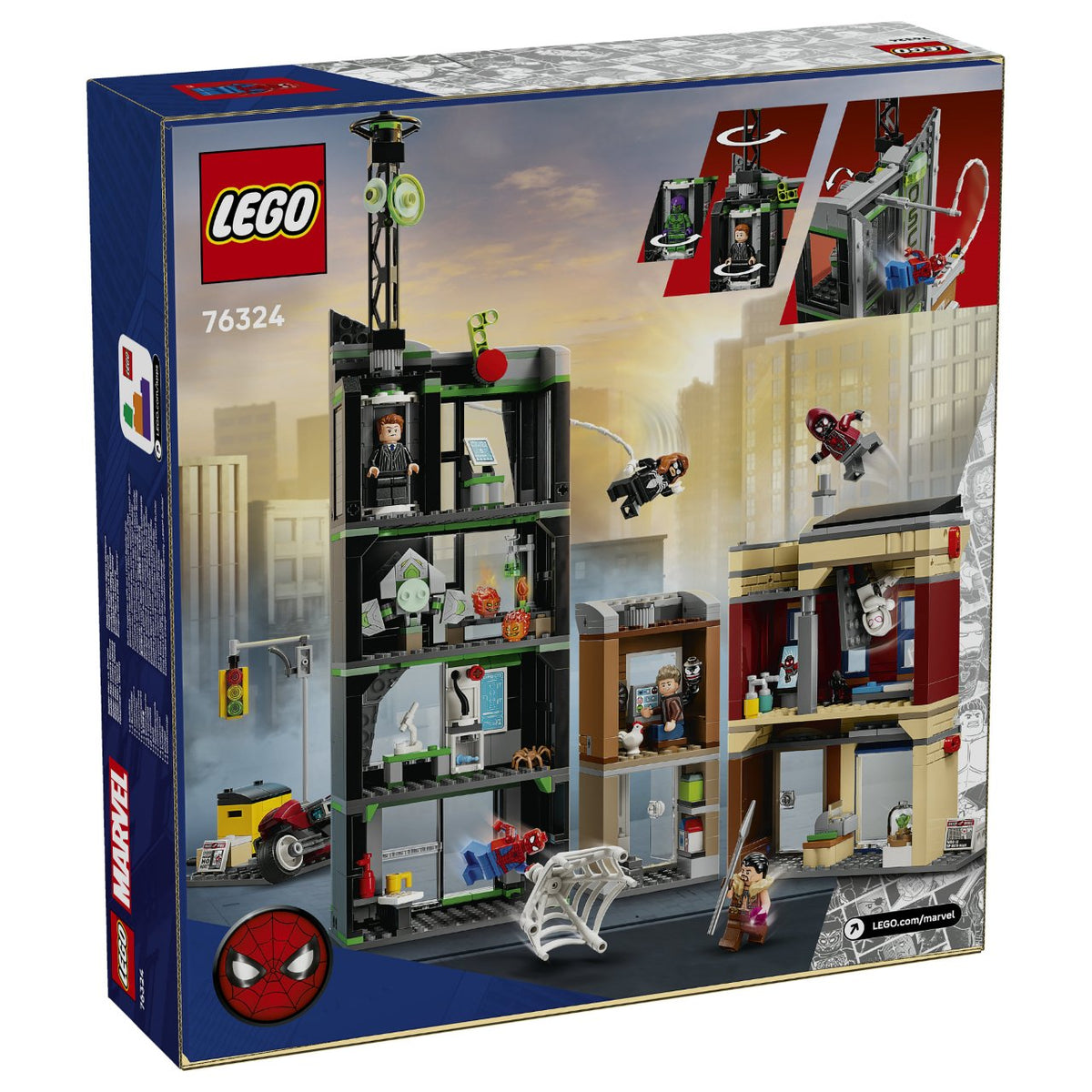 LEGO 76324 Marvel Super Heroes Spider-Man vs. Oscorp