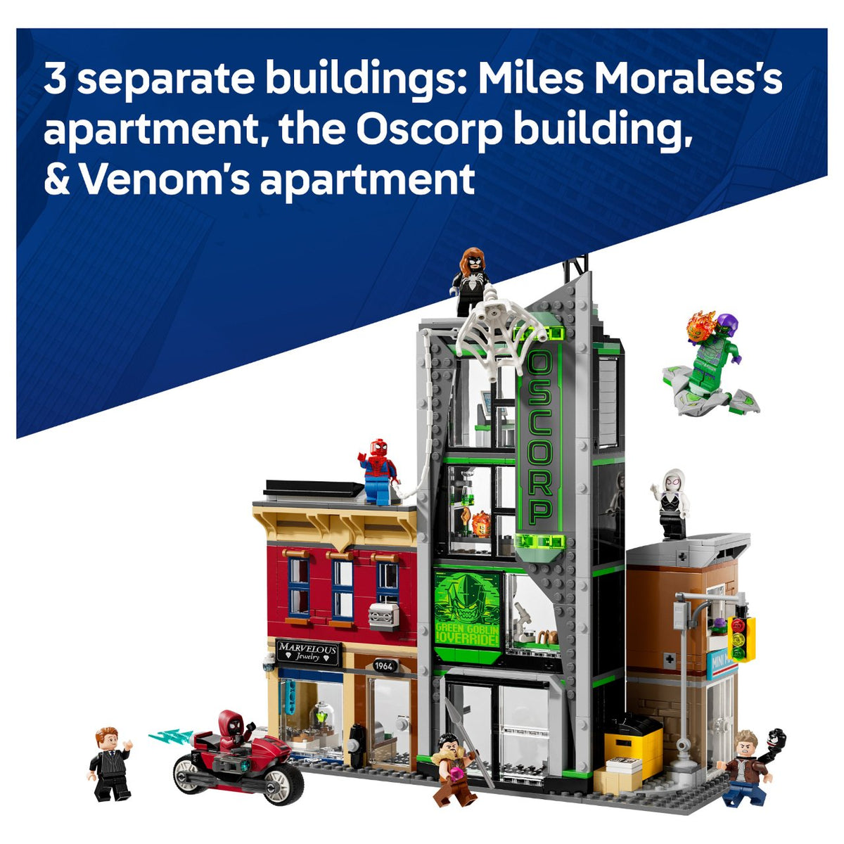 LEGO 76324 Marvel Super Heroes Spider-Man vs. Oscorp