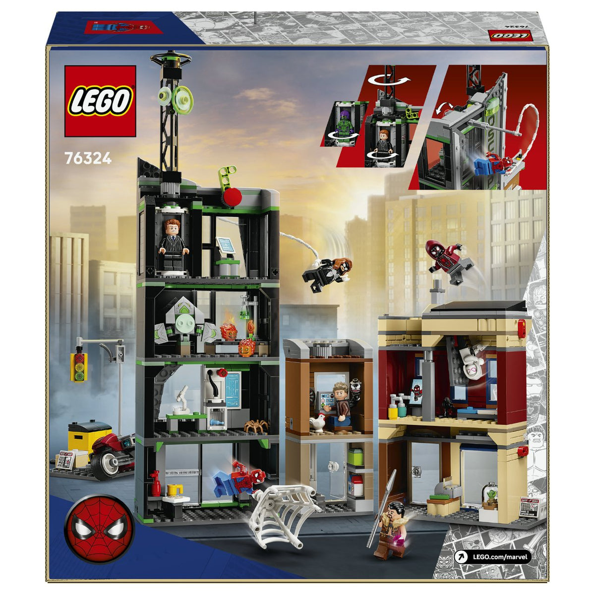 LEGO 76324 Marvel Super Heroes Spider-Man vs. Oscorp