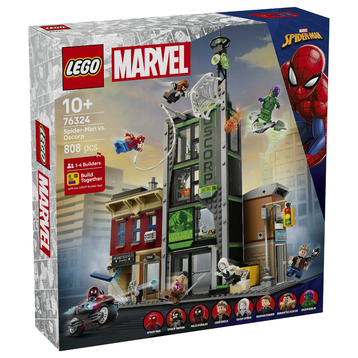 LEGO 76324 Marvel Super Heroes Spider-Man vs. Oscorp