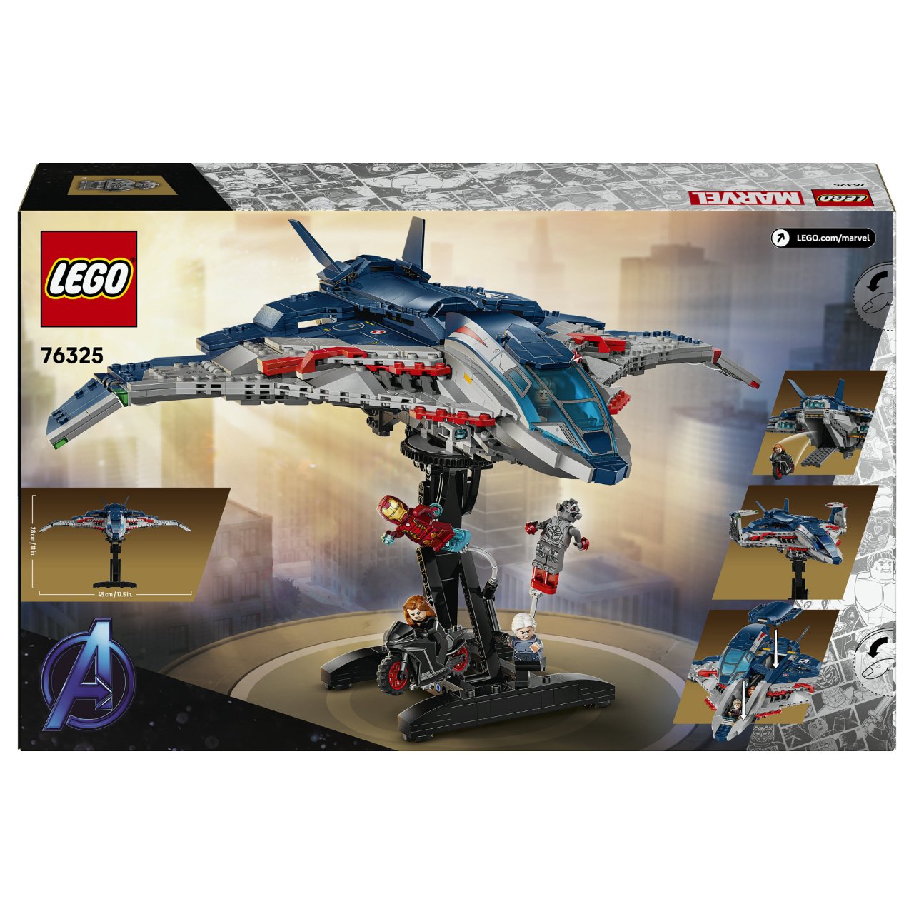 LEGO 76325 Marvel Super Heroes Avengers: Age of Ultron Quinjet