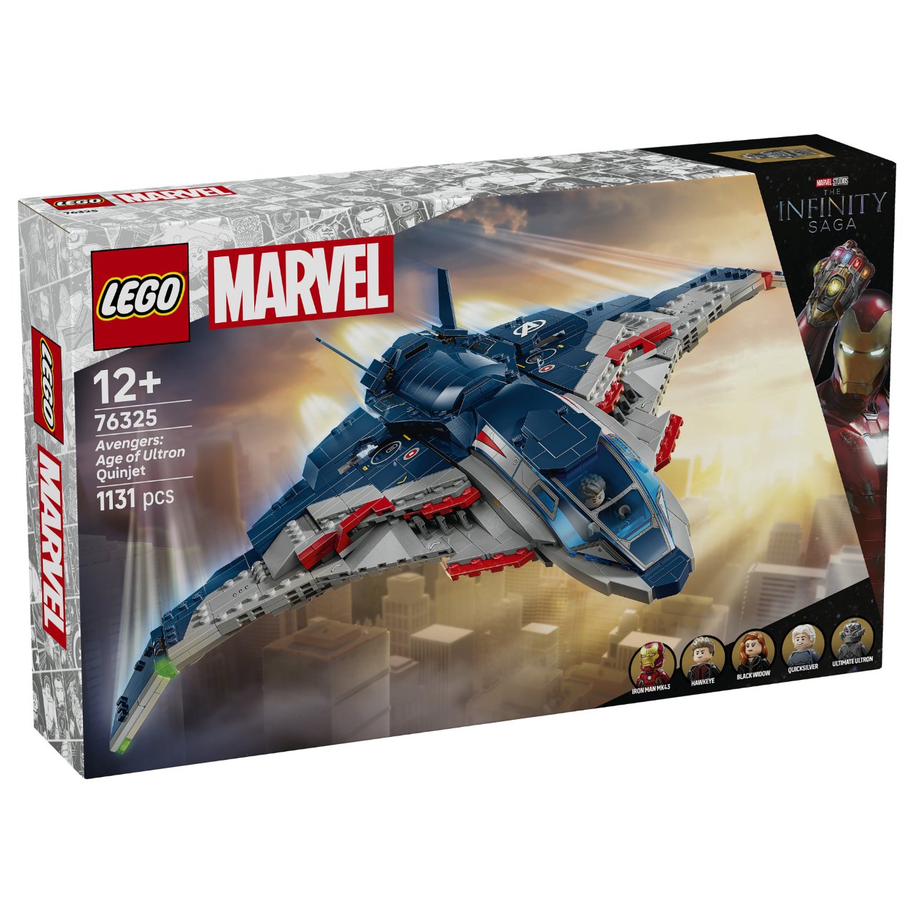 LEGO 76325 Marvel Super Heroes Avengers: Age of Ultron Quinjet