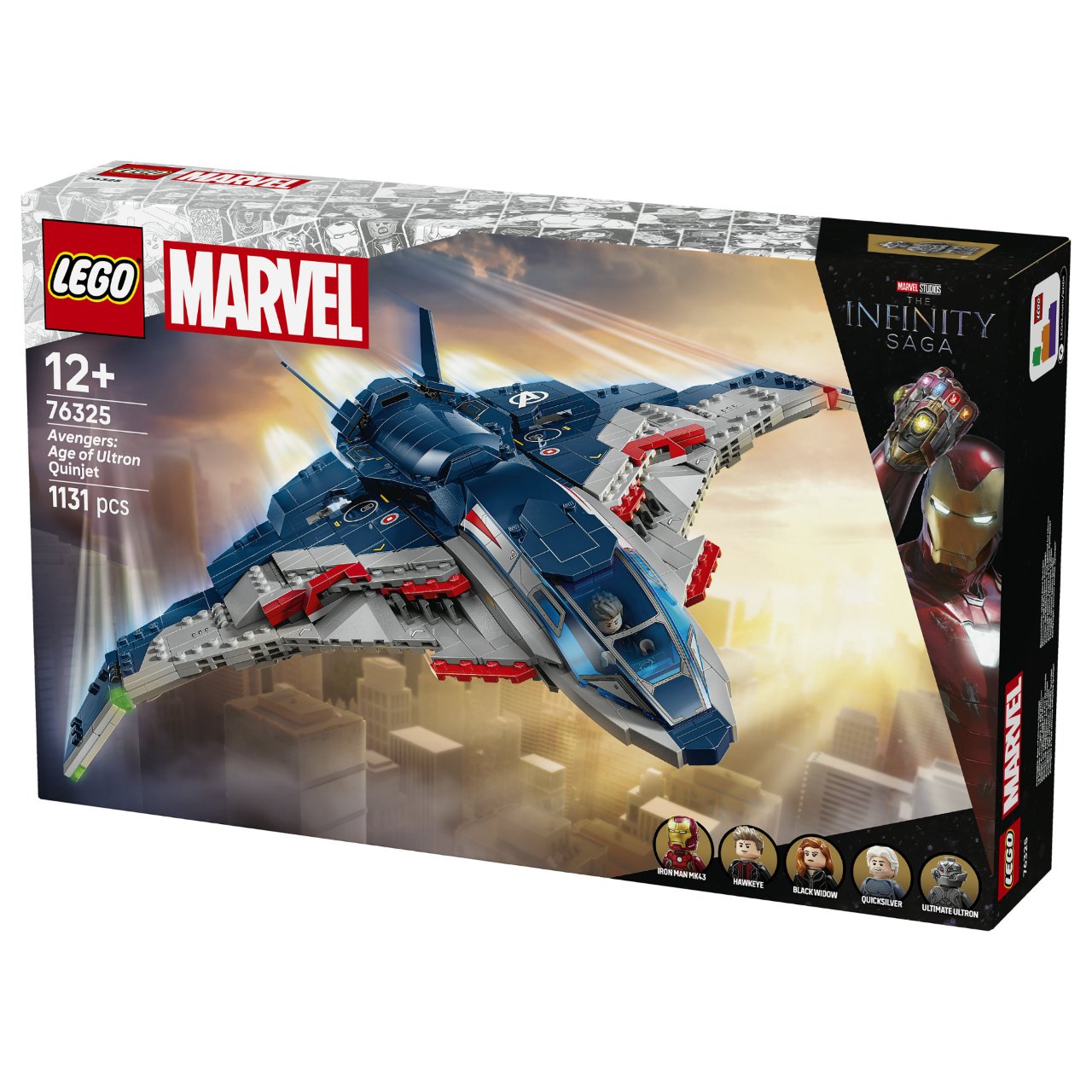 LEGO 76325 Marvel Super Heroes Avengers: Age of Ultron Quinjet