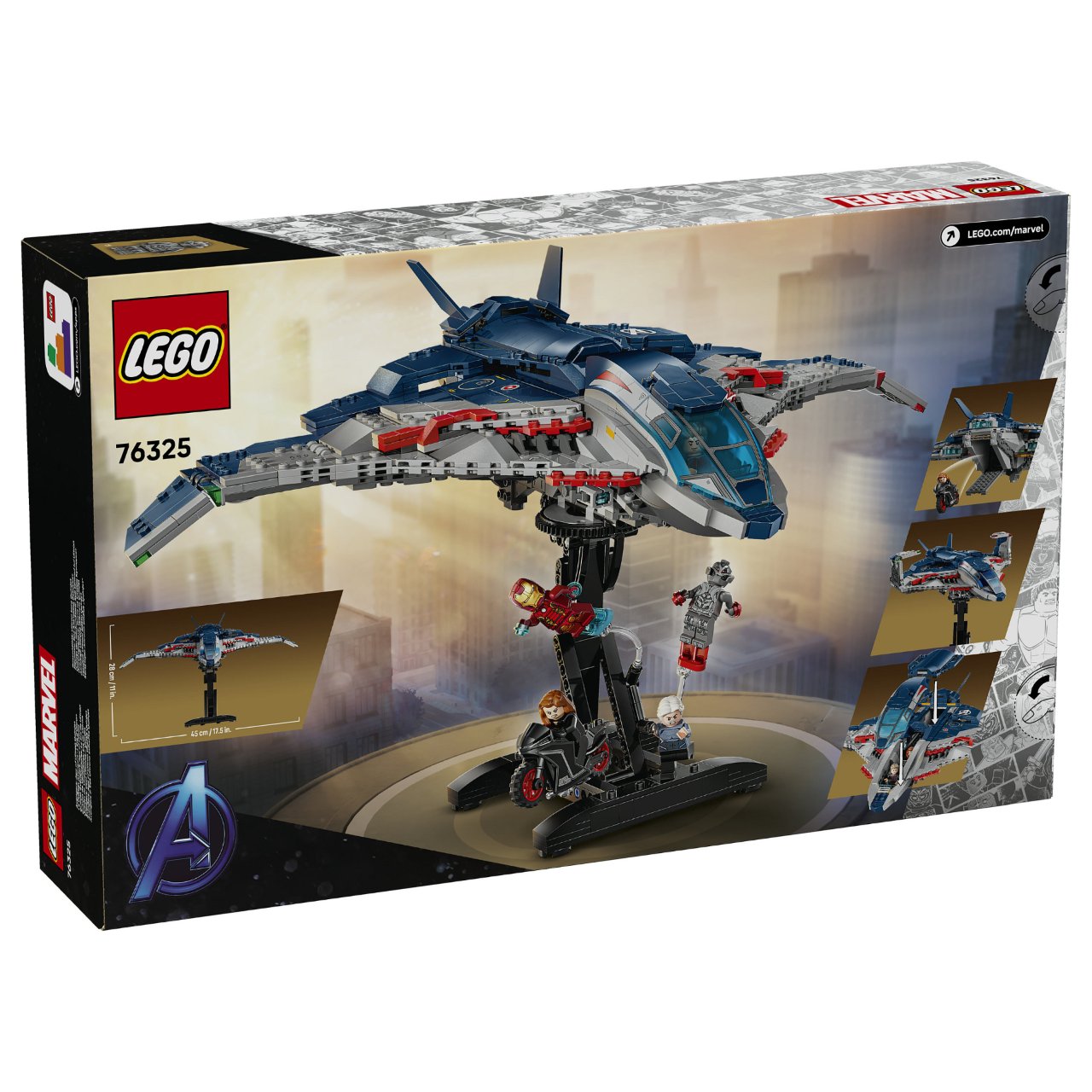 LEGO 76325 Marvel Super Heroes Avengers: Age of Ultron Quinjet