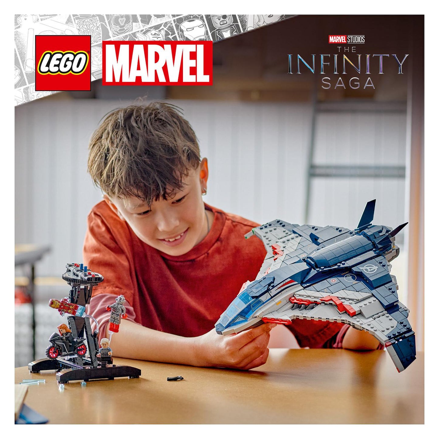 LEGO 76325 Marvel Super Heroes Avengers: Age of Ultron Quinjet