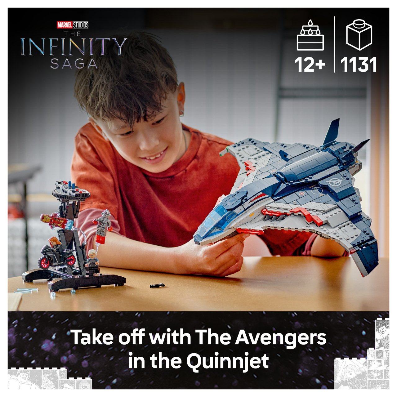 LEGO 76325 Marvel Super Heroes Avengers: Age of Ultron Quinjet