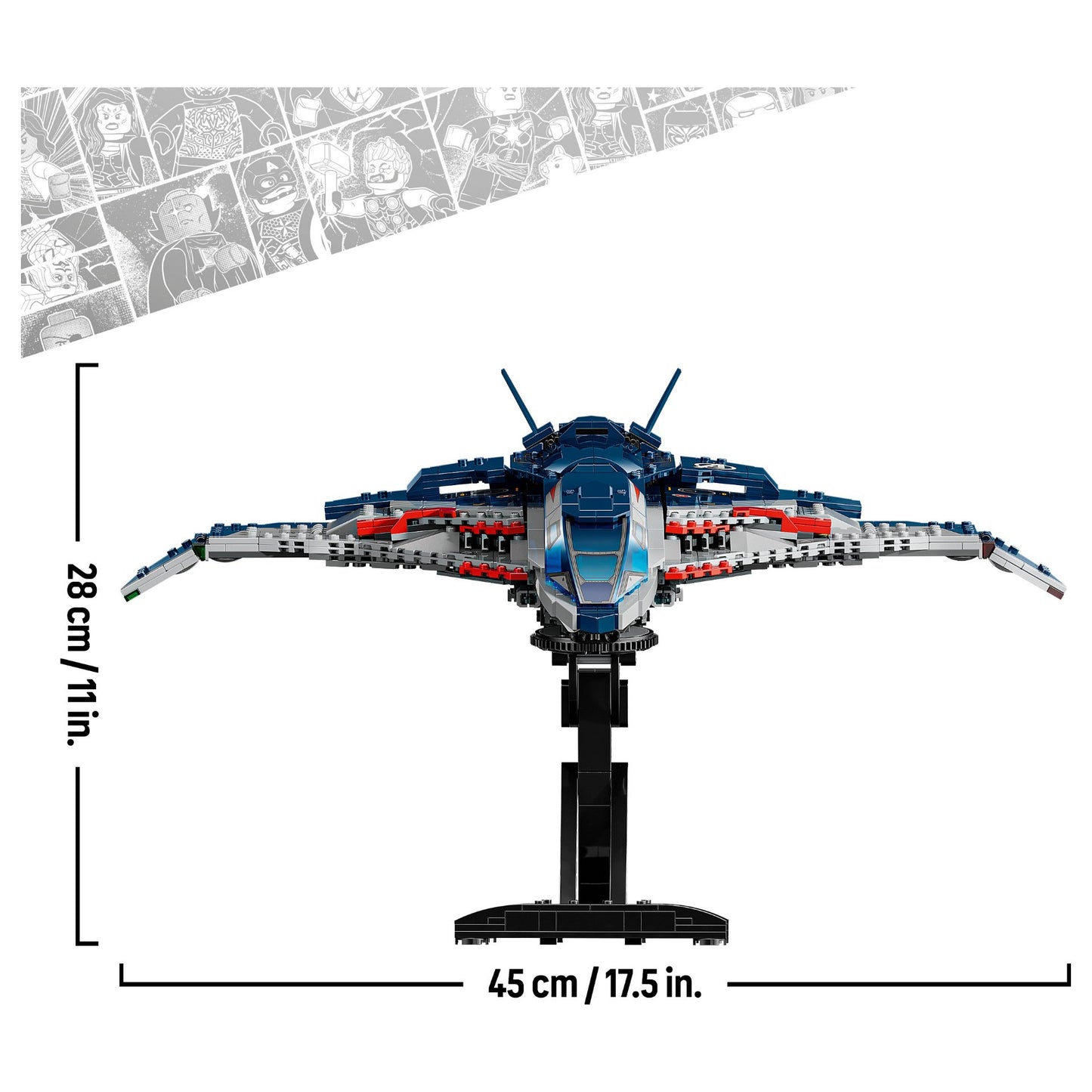LEGO 76325 Marvel Super Heroes Avengers: Age of Ultron Quinjet