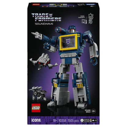 LEGO 10358 Icons Transformers: Soundwave