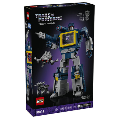 LEGO 10358 Icons Transformers: Soundwave