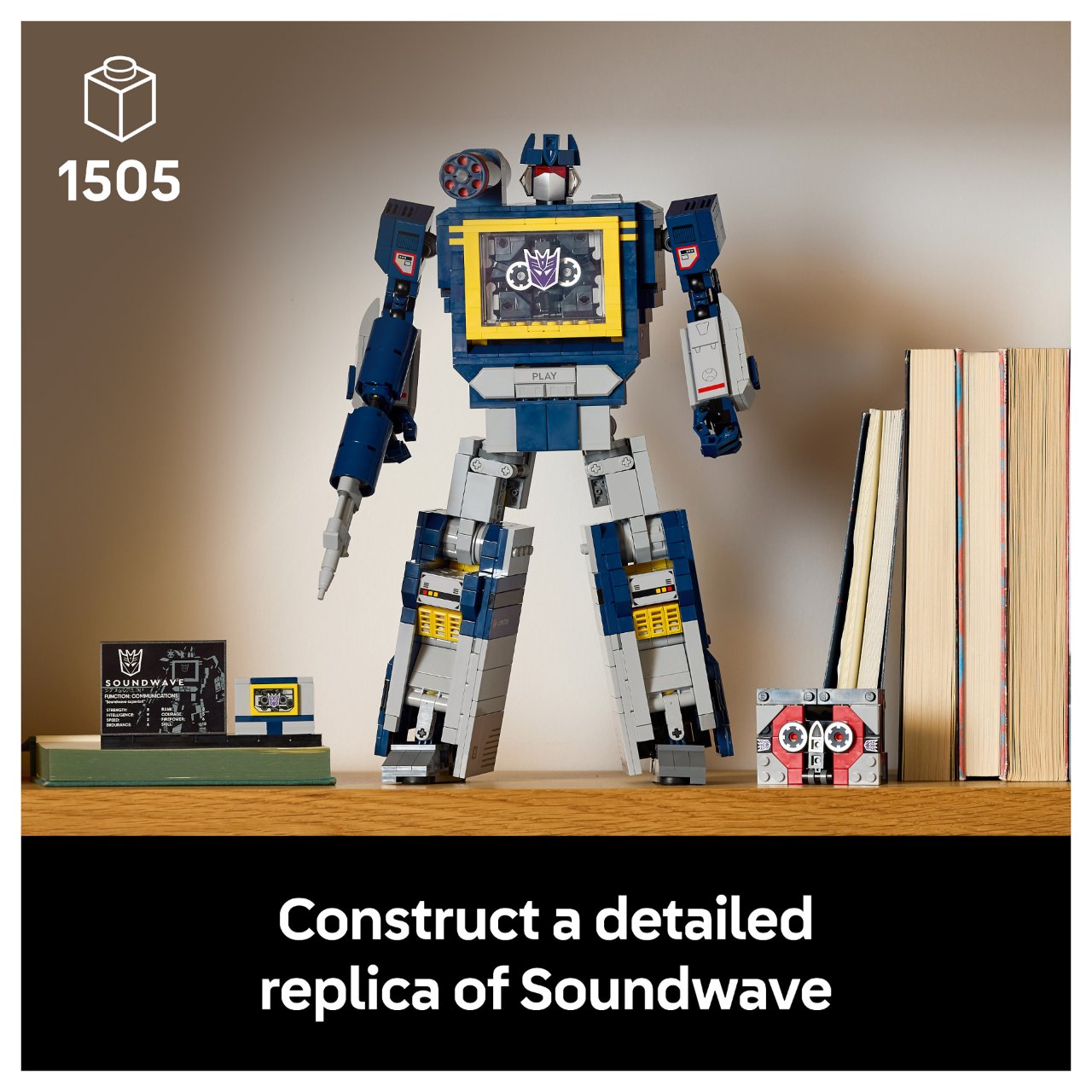 LEGO 10358 Icons Transformers: Soundwave