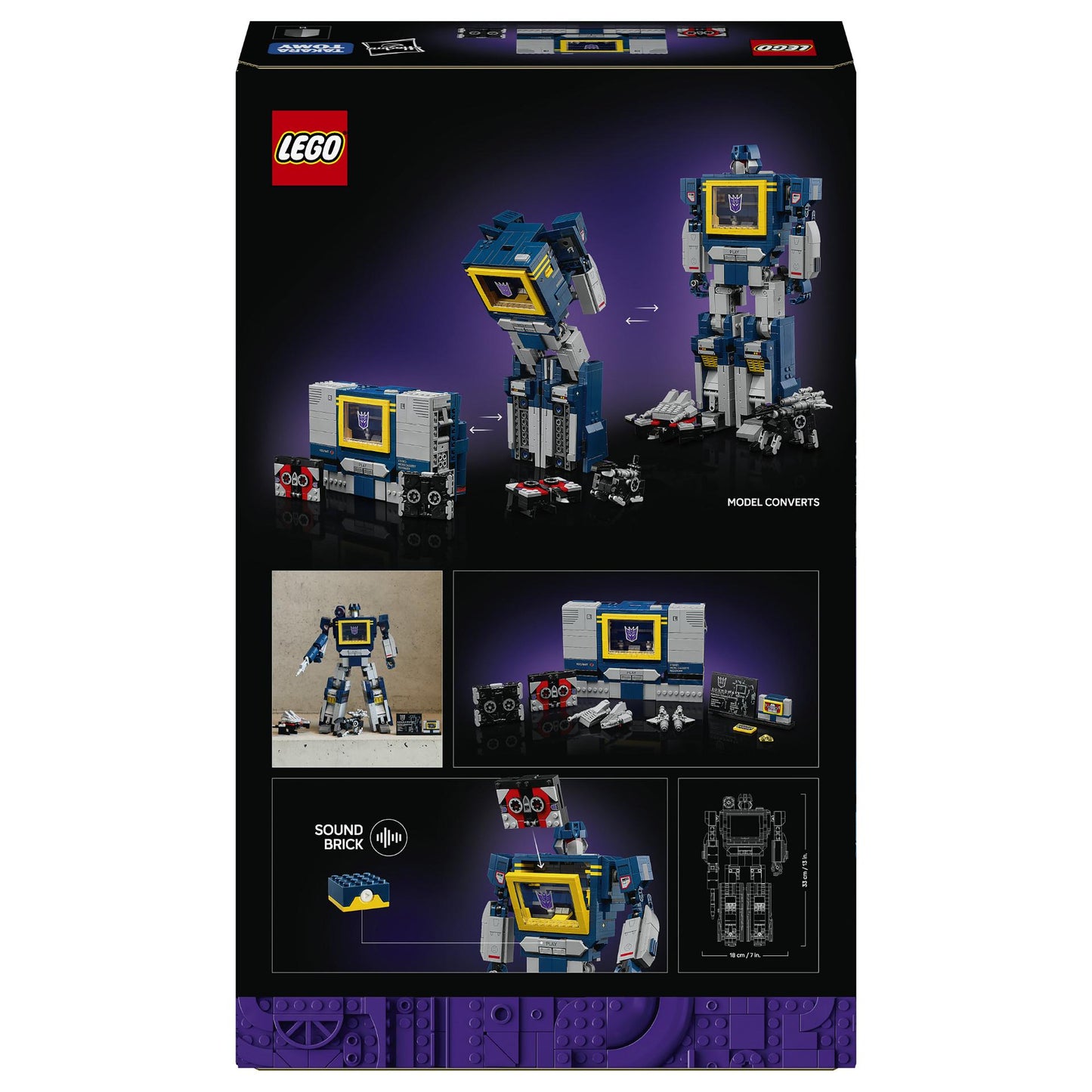 LEGO 10358 Icons Transformers: Soundwave