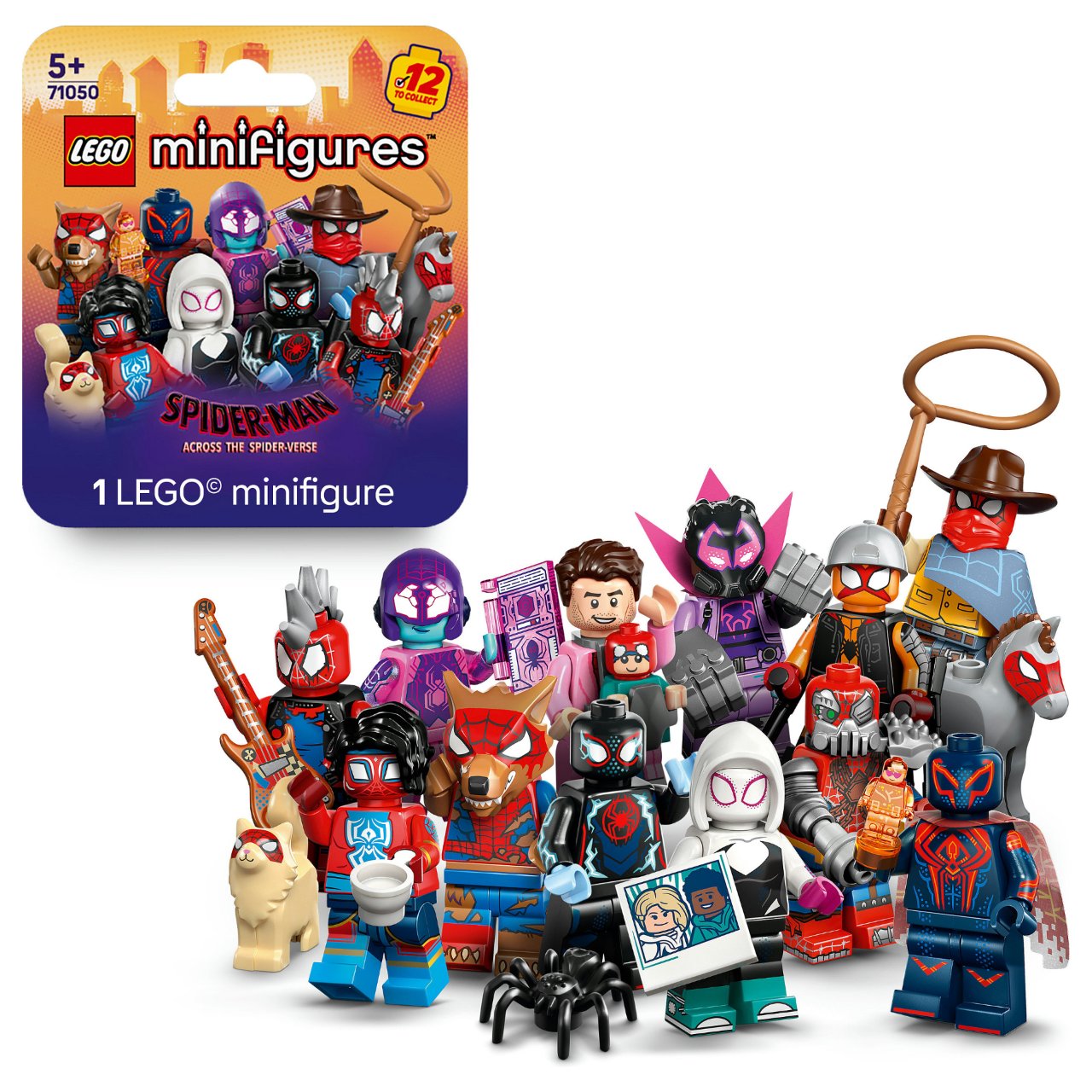 LEGO 71050 Minifigures Spider Man: Across the Spider-Verse (sortierter Artikel, eine Figur)