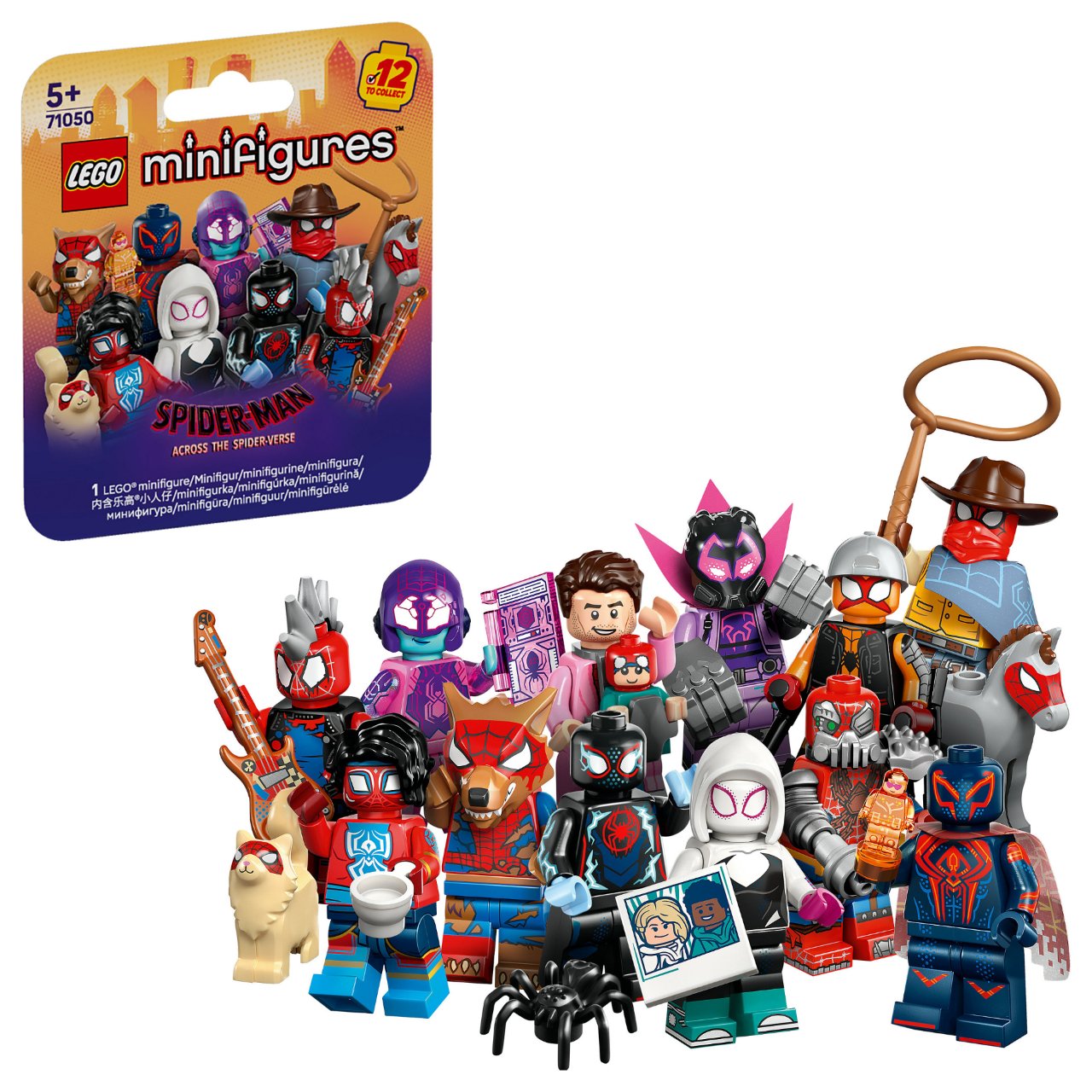 LEGO 71050 Minifigures Spider Man: Across the Spider-Verse (sortierter Artikel, eine Figur)