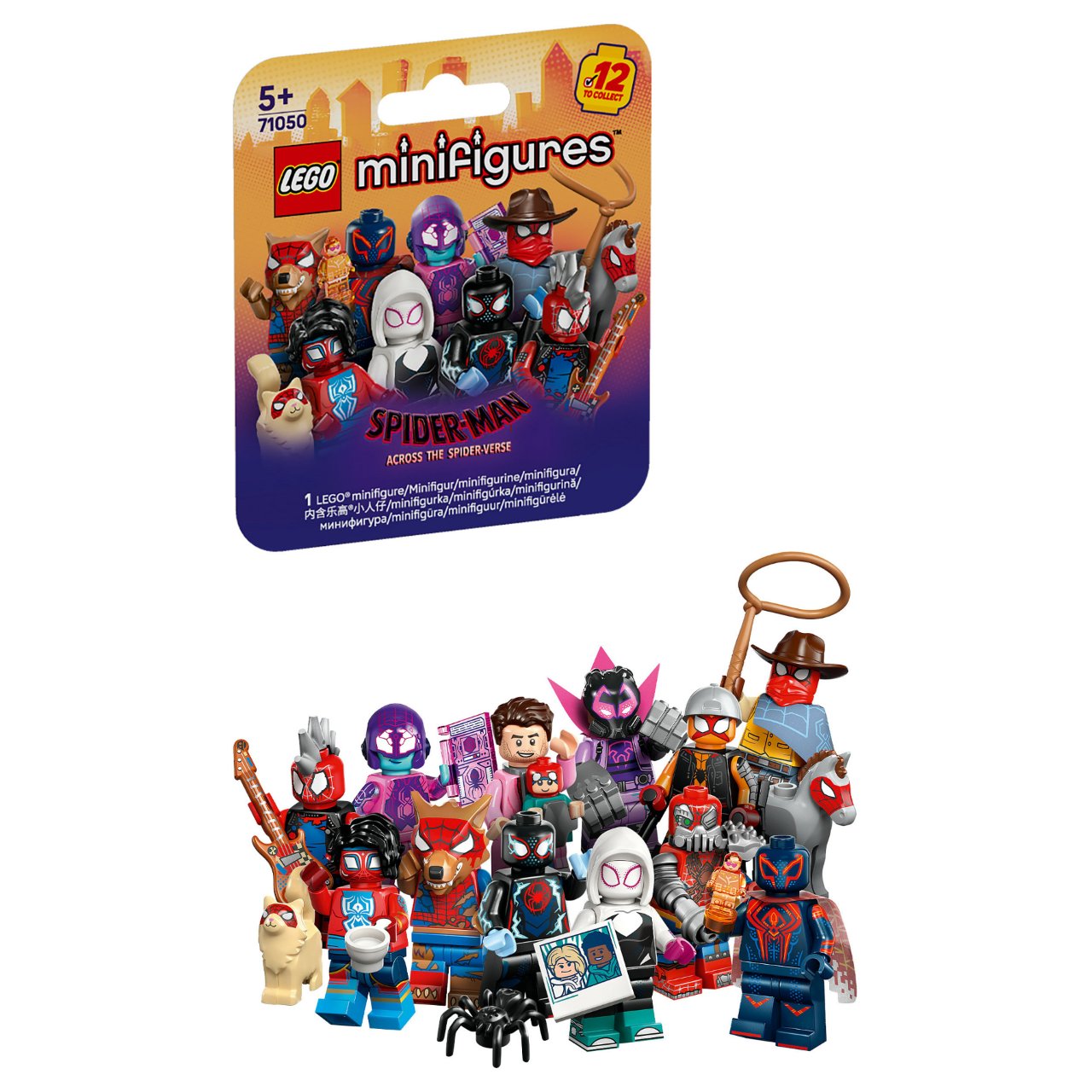 LEGO 71050 Minifigures Spider Man: Across the Spider-Verse (sortierter Artikel, eine Figur)