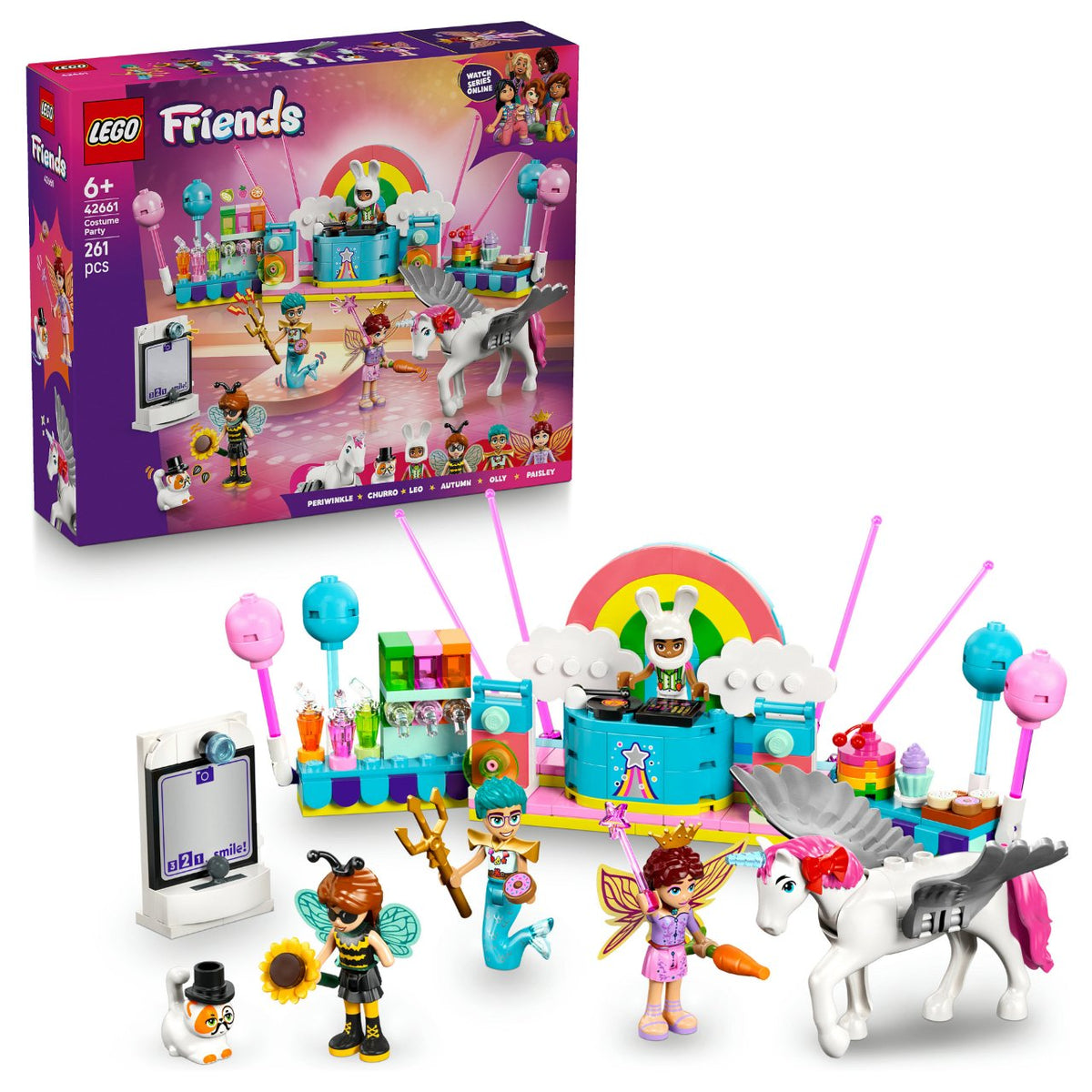 LEGO 42661 Friends Kostmparty mit Einhorn und Fee