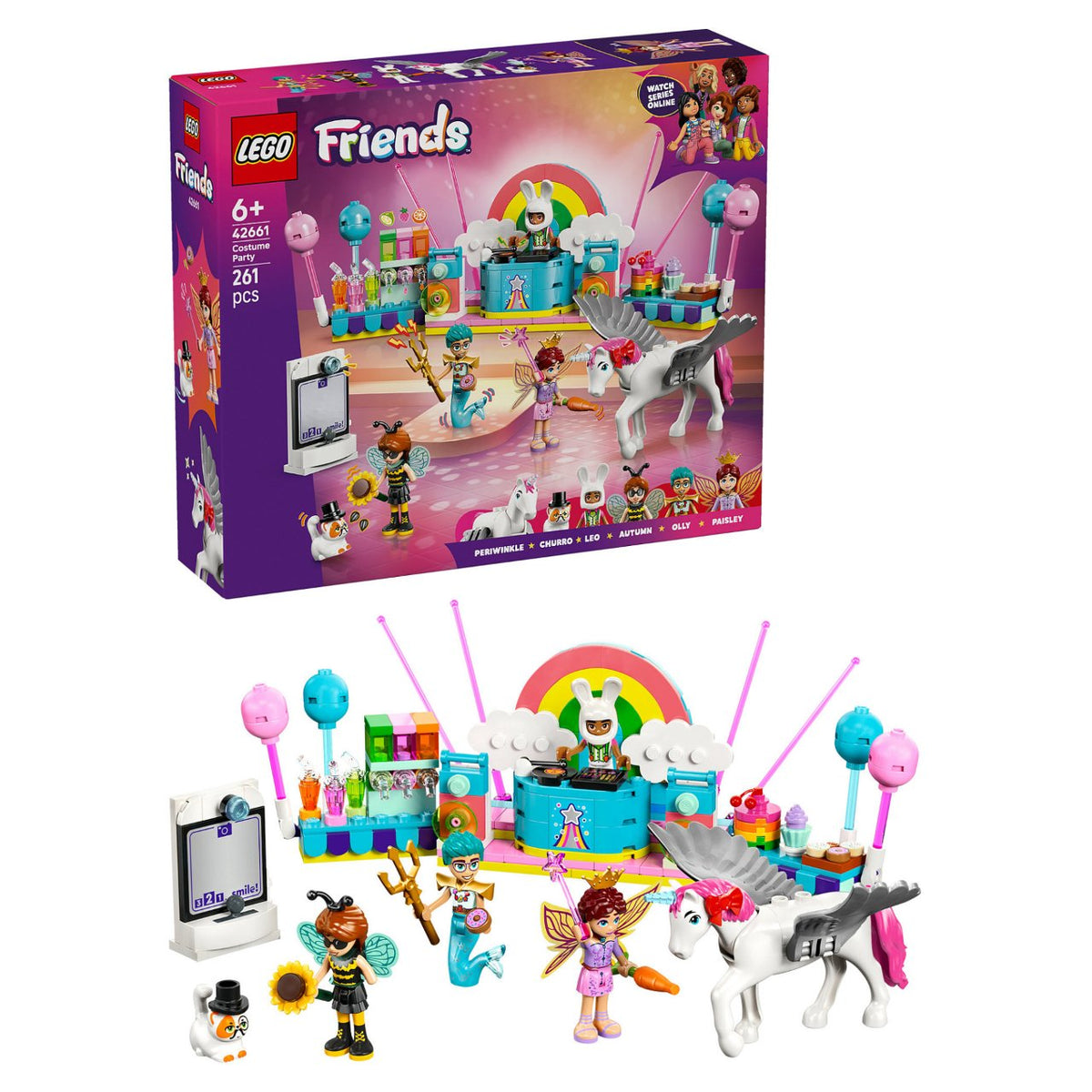 LEGO 42661 Friends Kostmparty mit Einhorn und Fee