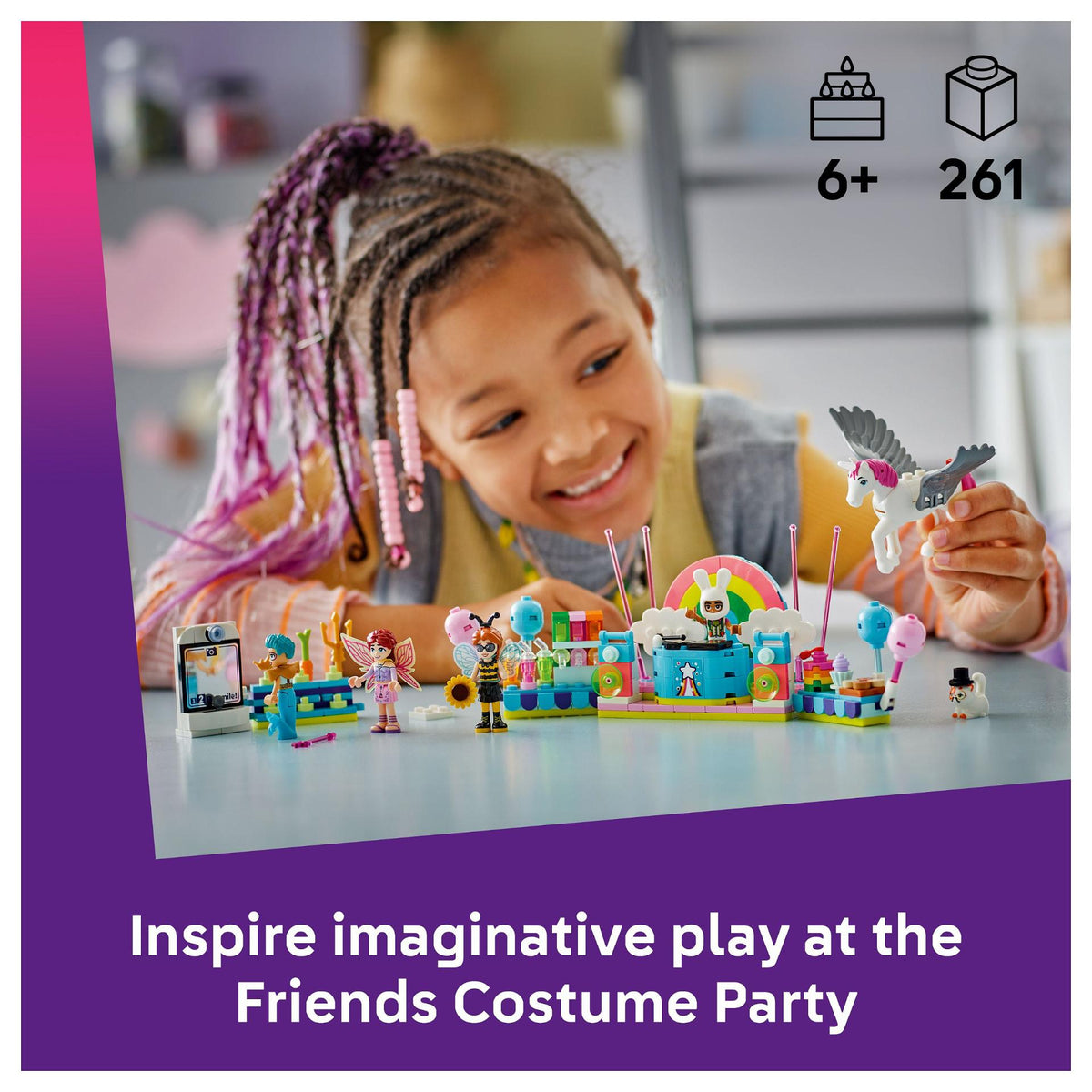 LEGO 42661 Friends Kostmparty mit Einhorn und Fee