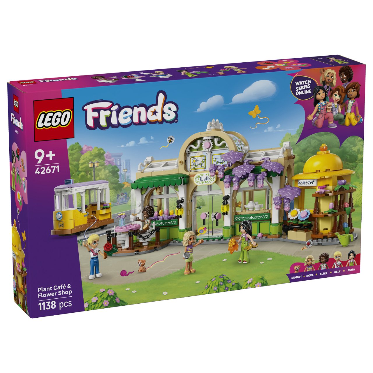 LEGO 42671 Friends Pflanzencaf und Blumenkiosk