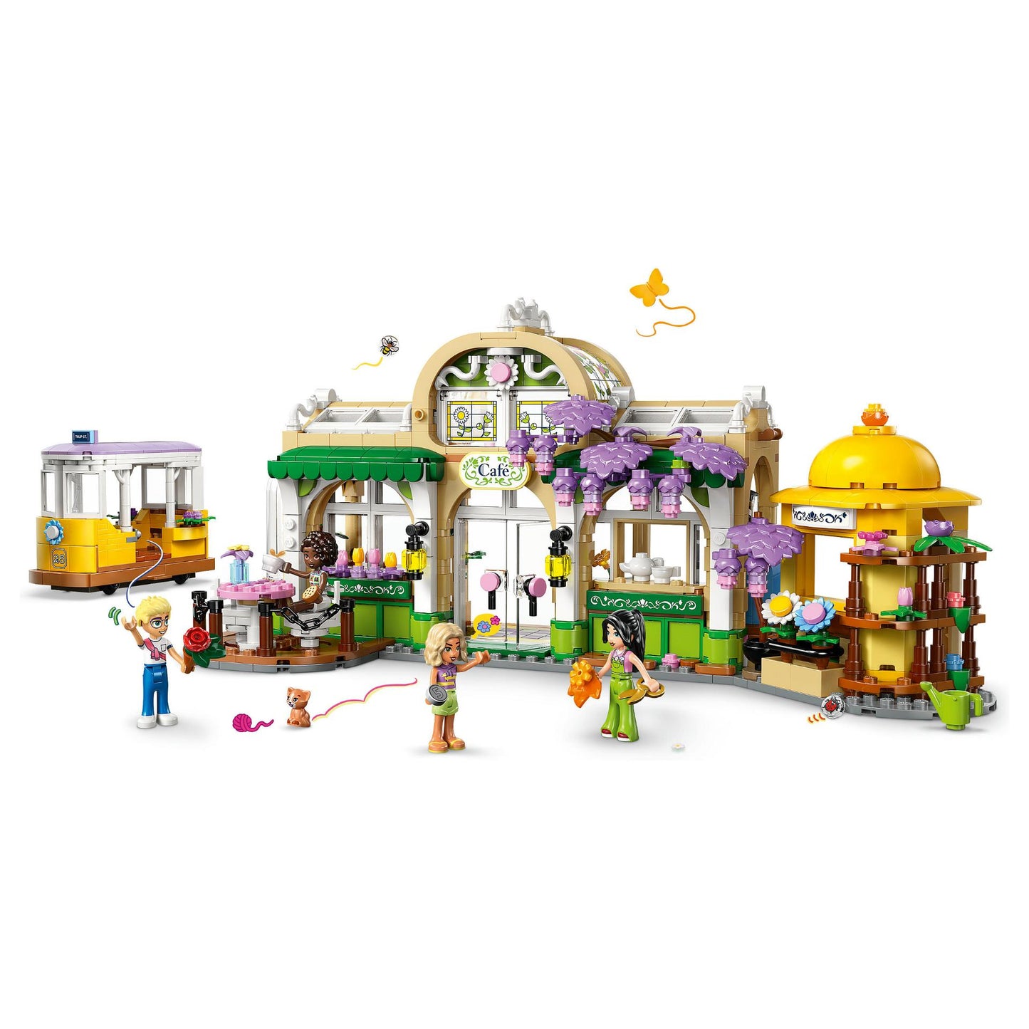 LEGO 42671 Friends Pflanzencaf und Blumenkiosk