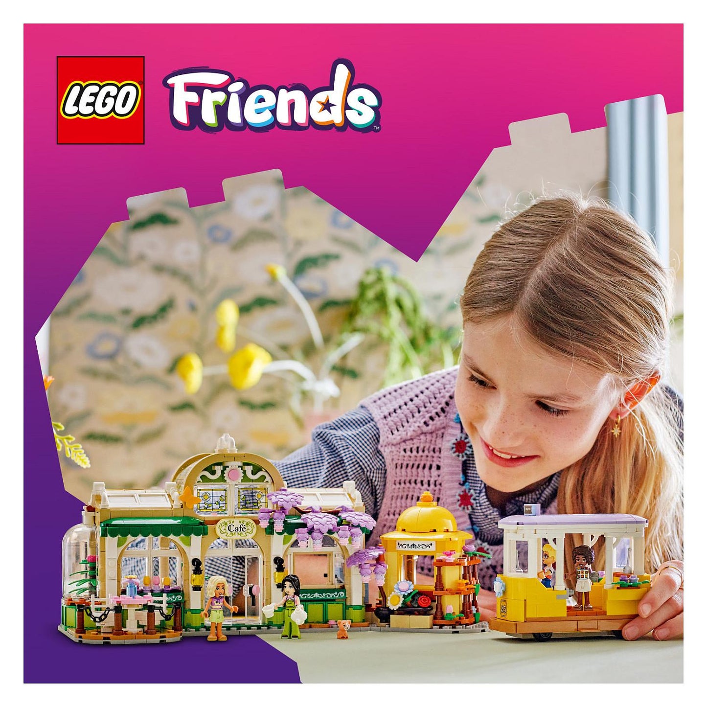 LEGO 42671 Friends Pflanzencaf und Blumenkiosk