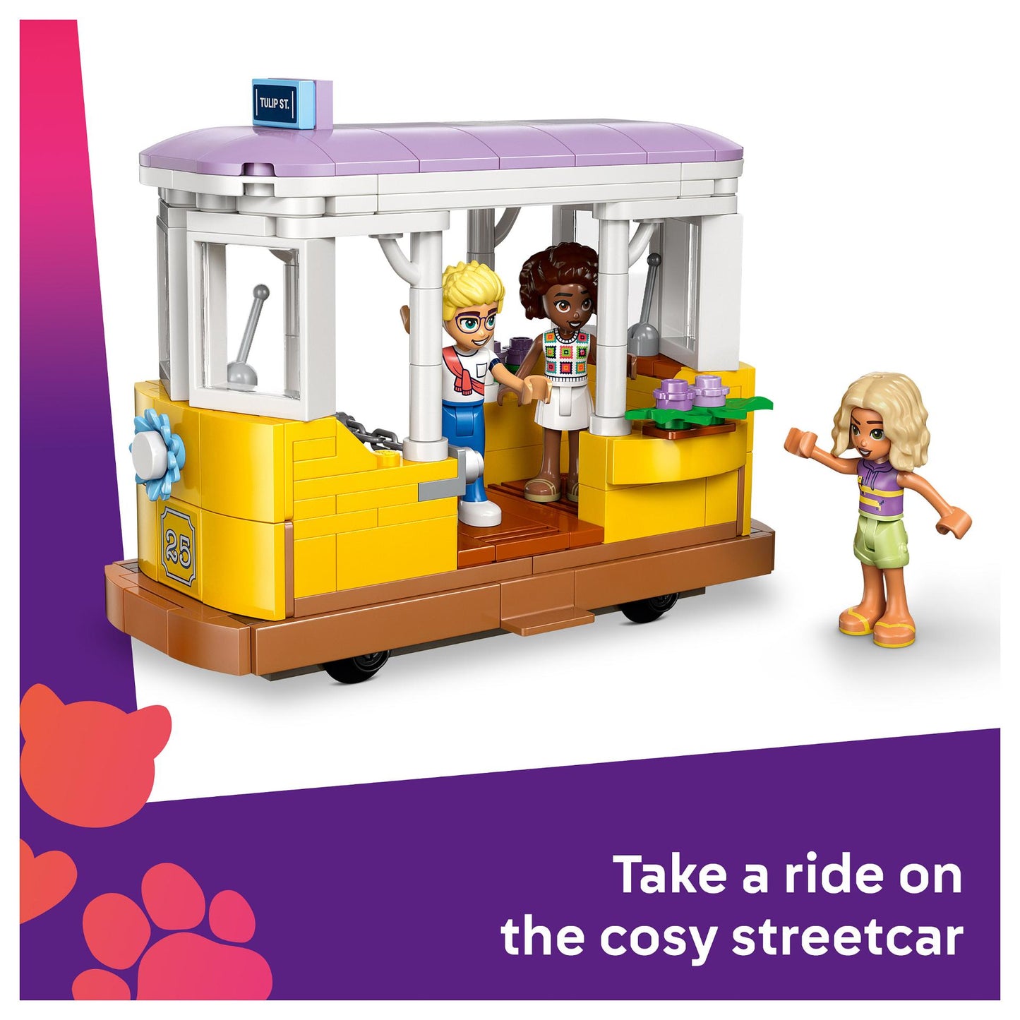 LEGO 42671 Friends Pflanzencaf und Blumenkiosk