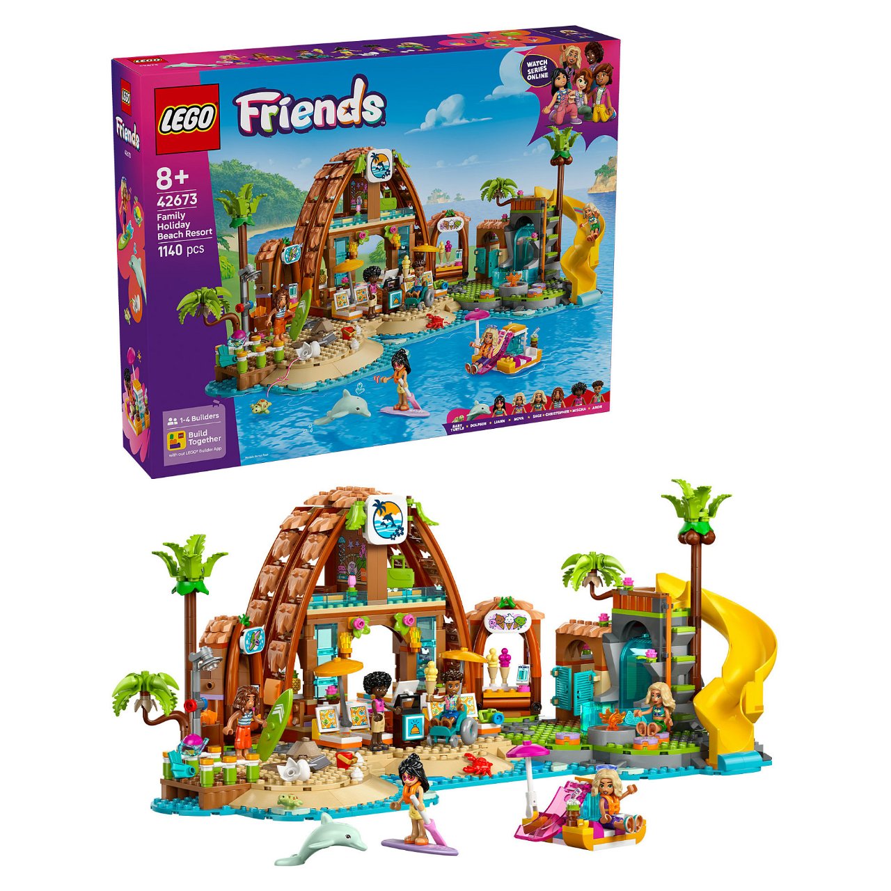 LEGO 42673 Friends Familienurlaub im Strandresort