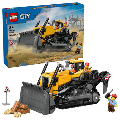 LEGO 60466 City Gelber Bulldozer mit Frontlader