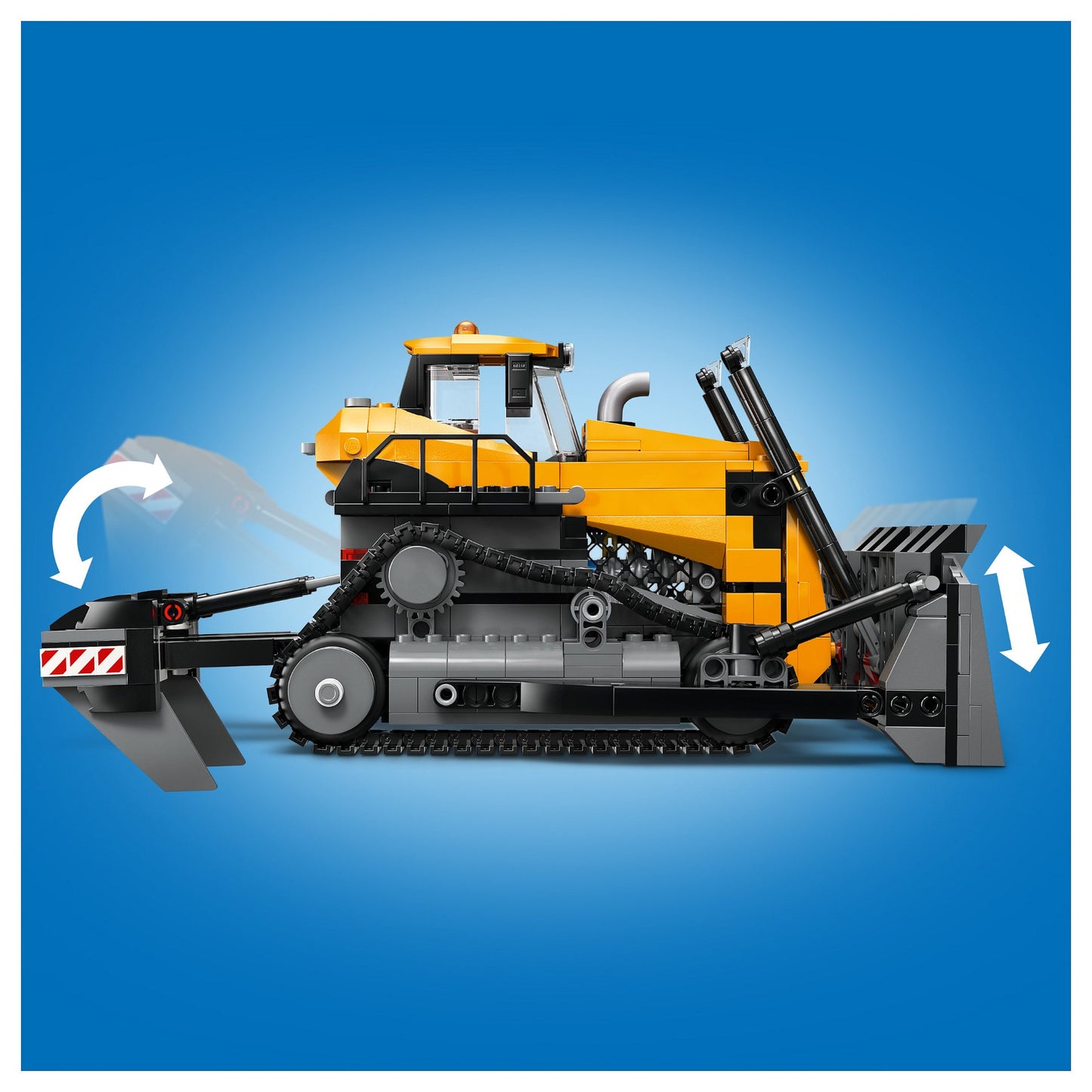 LEGO 60466 City Gelber Bulldozer mit Frontlader