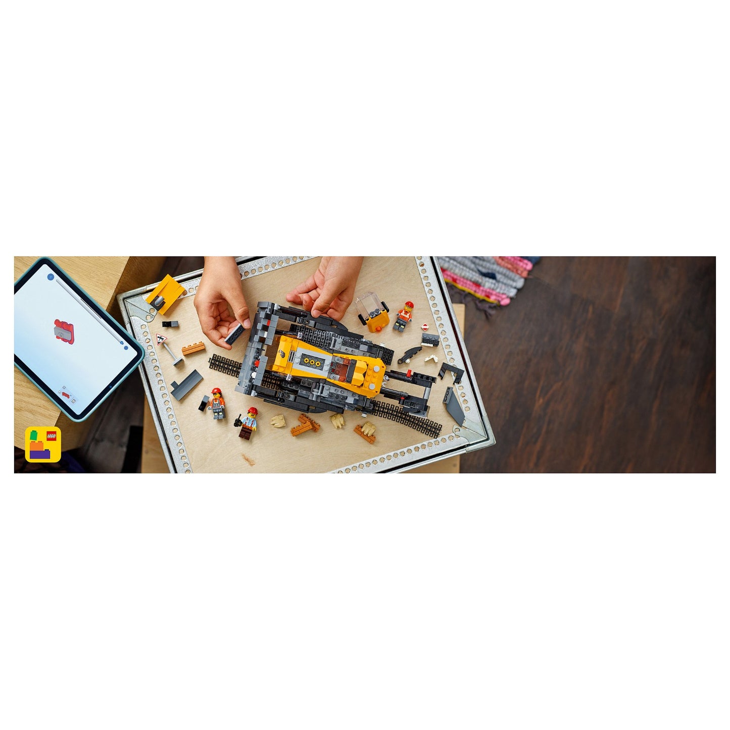 LEGO 60466 City Gelber Bulldozer mit Frontlader