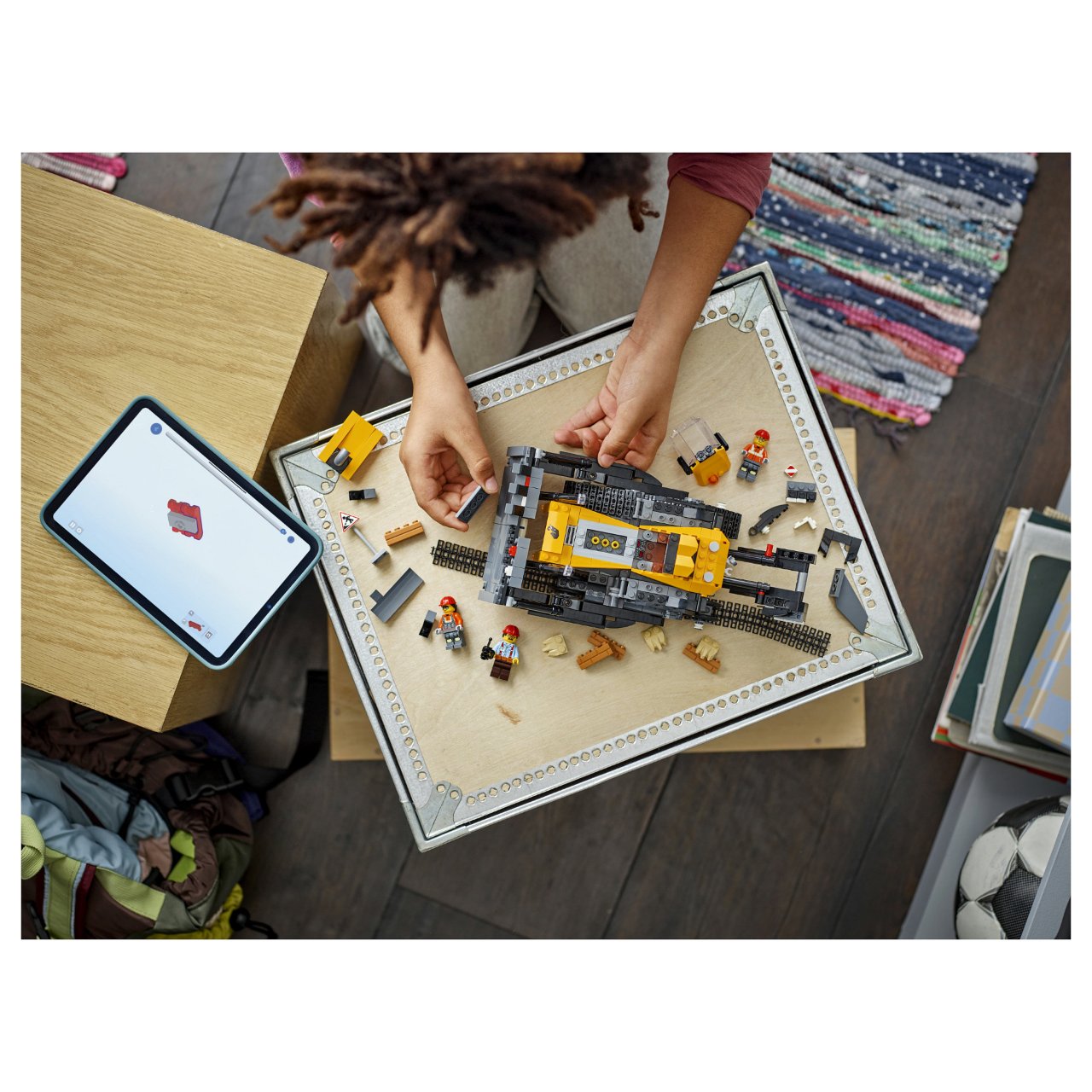 LEGO 60466 City Gelber Bulldozer mit Frontlader