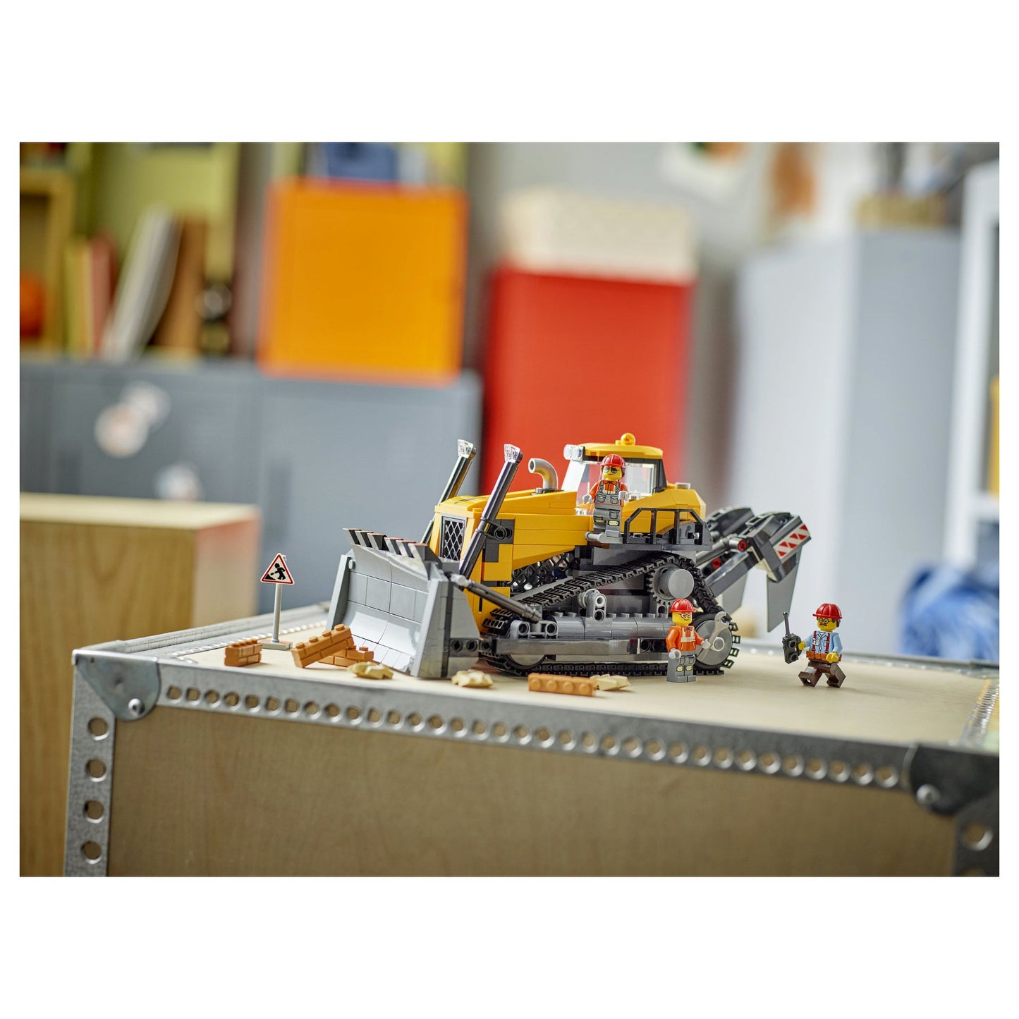LEGO 60466 City Gelber Bulldozer mit Frontlader