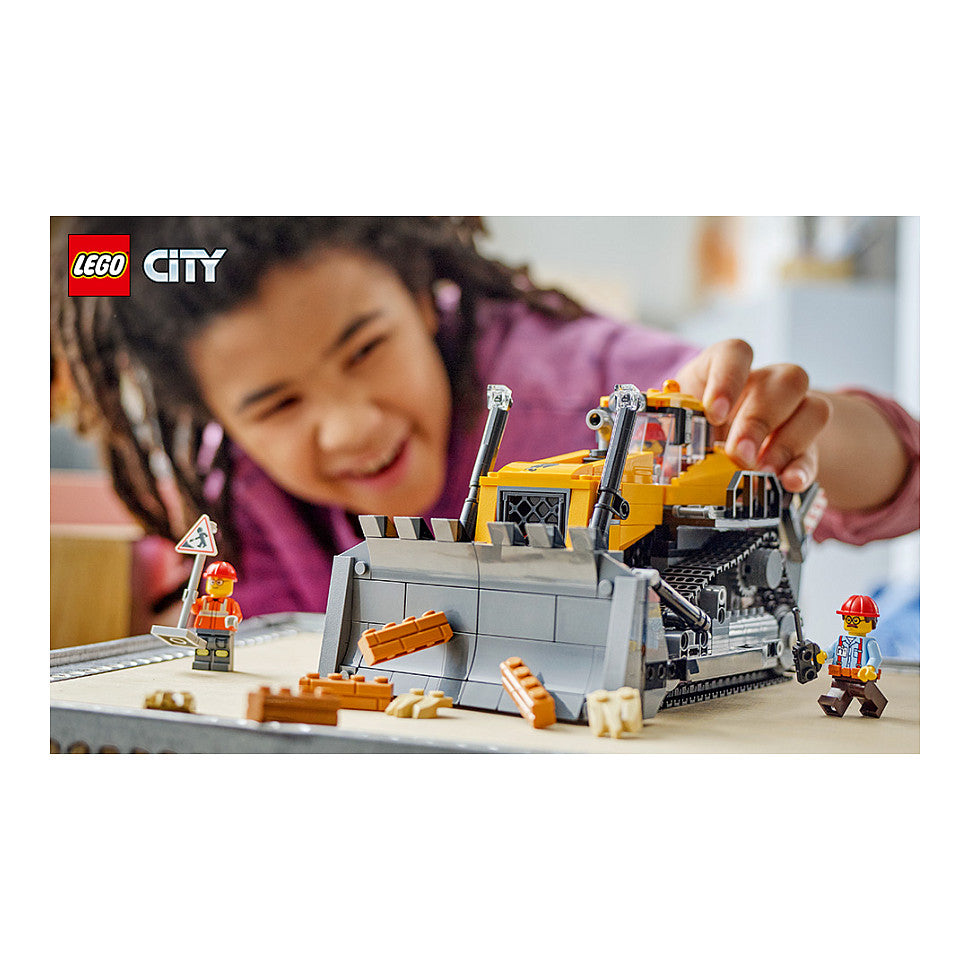LEGO 60466 City Gelber Bulldozer mit Frontlader