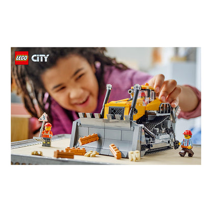 LEGO 60466 City Gelber Bulldozer mit Frontlader