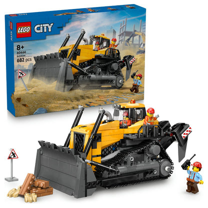 LEGO 60466 City Gelber Bulldozer mit Frontlader