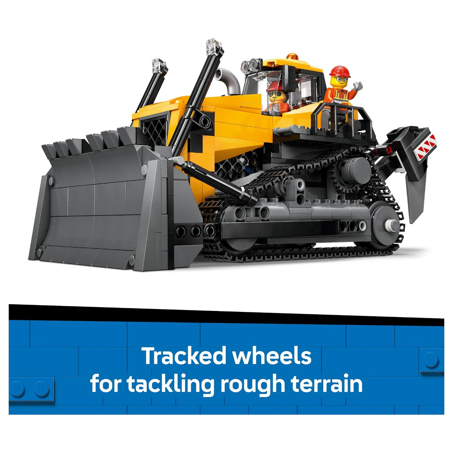LEGO 60466 City Gelber Bulldozer mit Frontlader