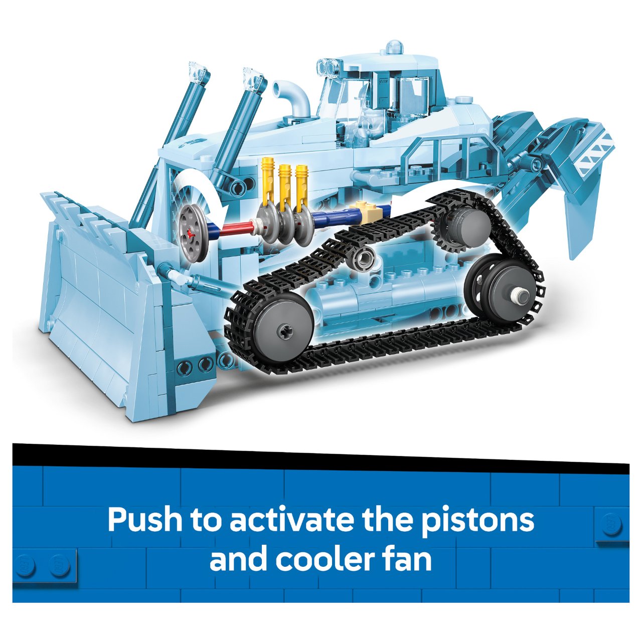 LEGO 60466 City Gelber Bulldozer mit Frontlader