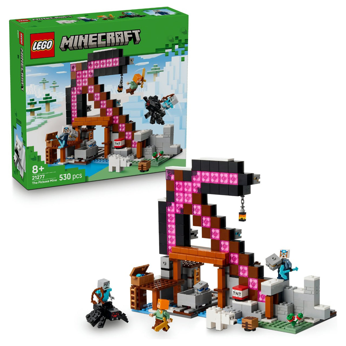 LEGO 21277 Minecraft Die Spitzhackenmine