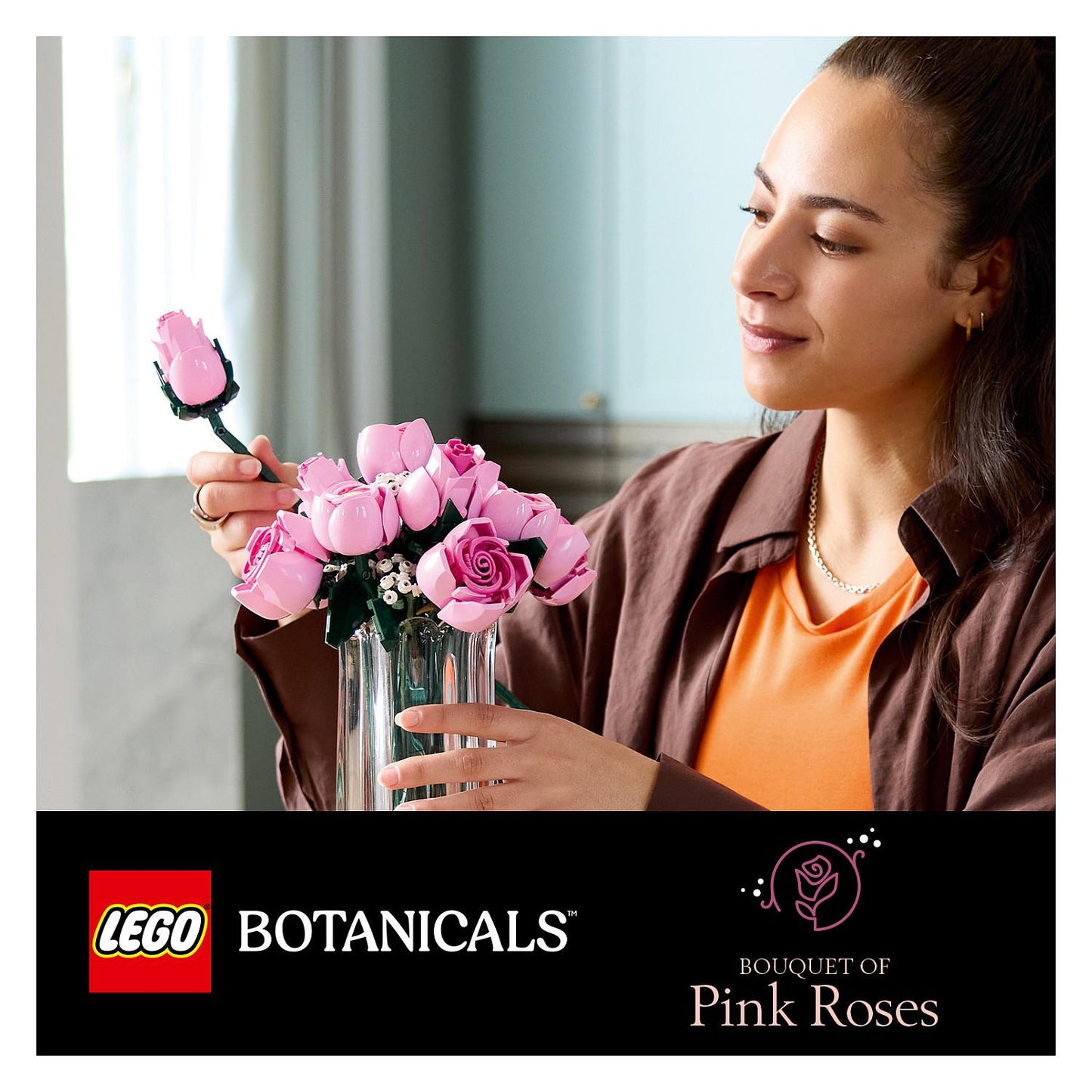 LEGO Botanicals 10374 Rosa Rosenstrauß