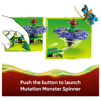 LEGO Ninjago 71849 Nya vs. Mutationsmonster-Spinner