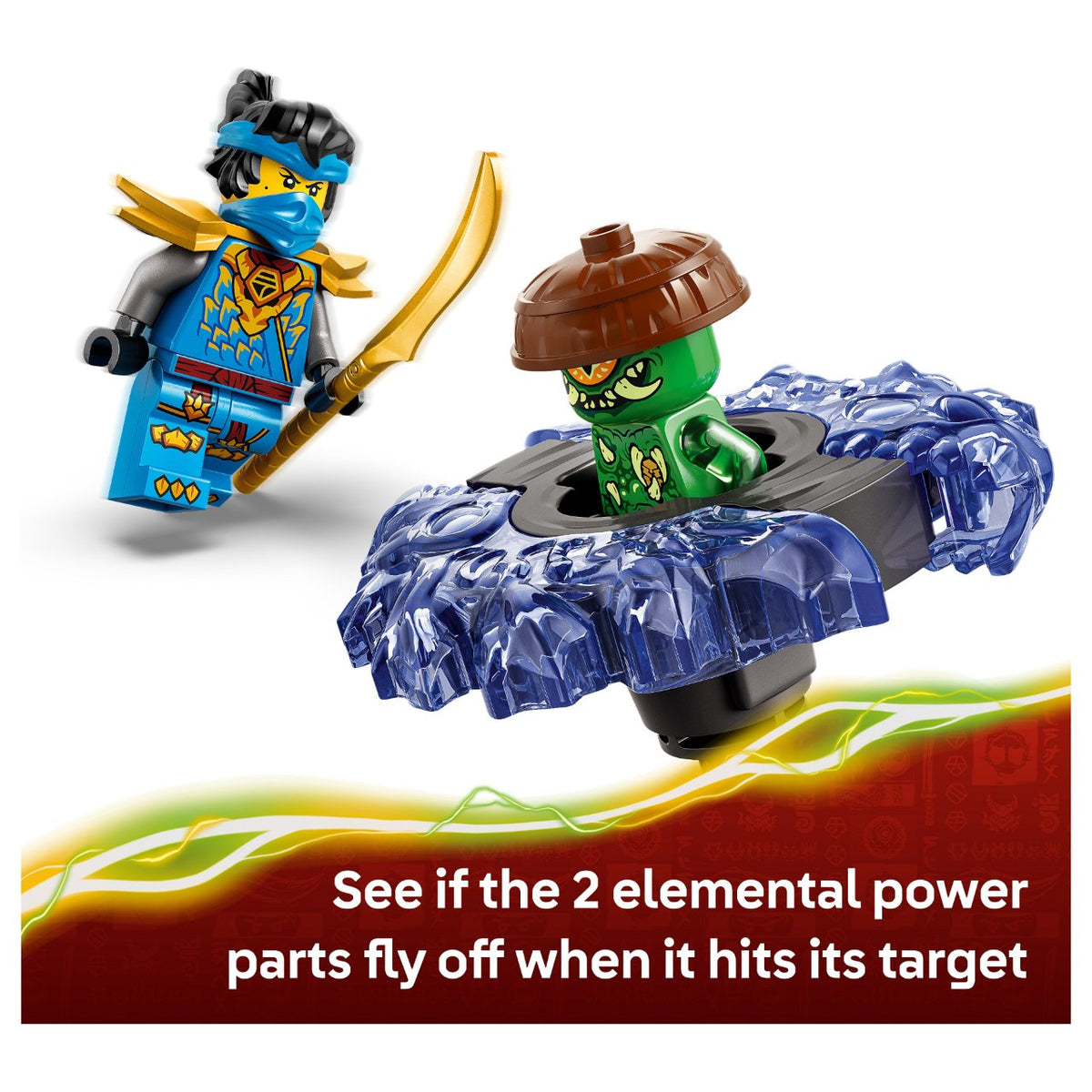 LEGO Ninjago 71849 Nya vs. Mutationsmonster-Spinner